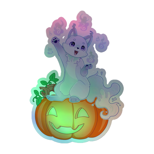 Vixy Ghost Holo Sticker