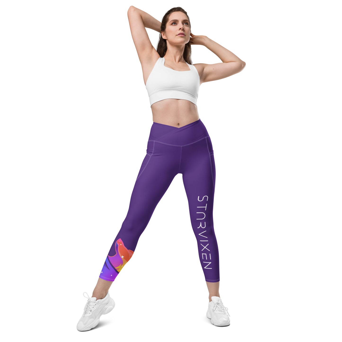 Star Vixen Crossover leggings with pockets