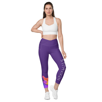 Star Vixen Crossover leggings with pockets