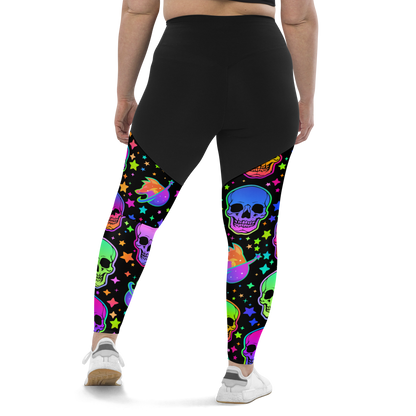 Halloween Skulls Sports Leggings