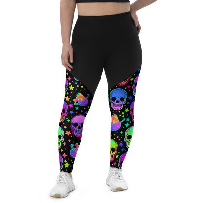 Halloween Skulls Sports Leggings