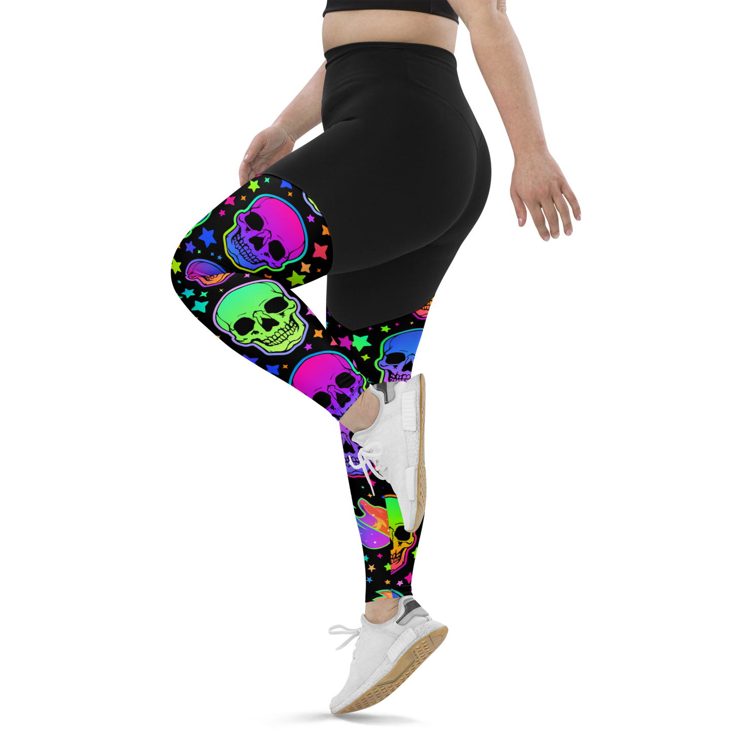 Halloween Skulls Sports Leggings