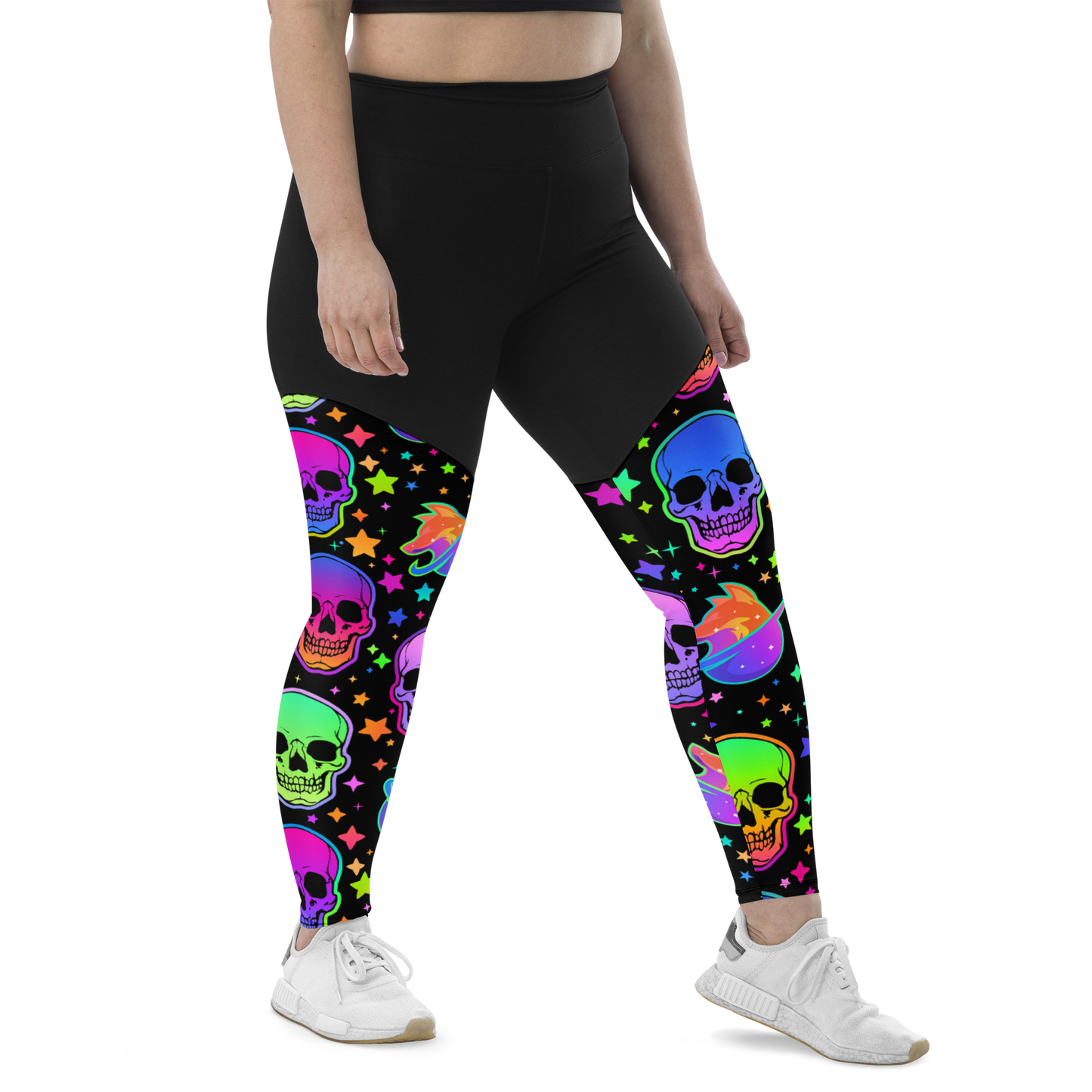 Halloween Skulls Sports Leggings