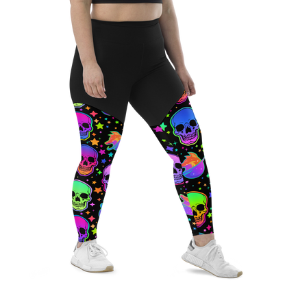 Halloween Skulls Sports Leggings