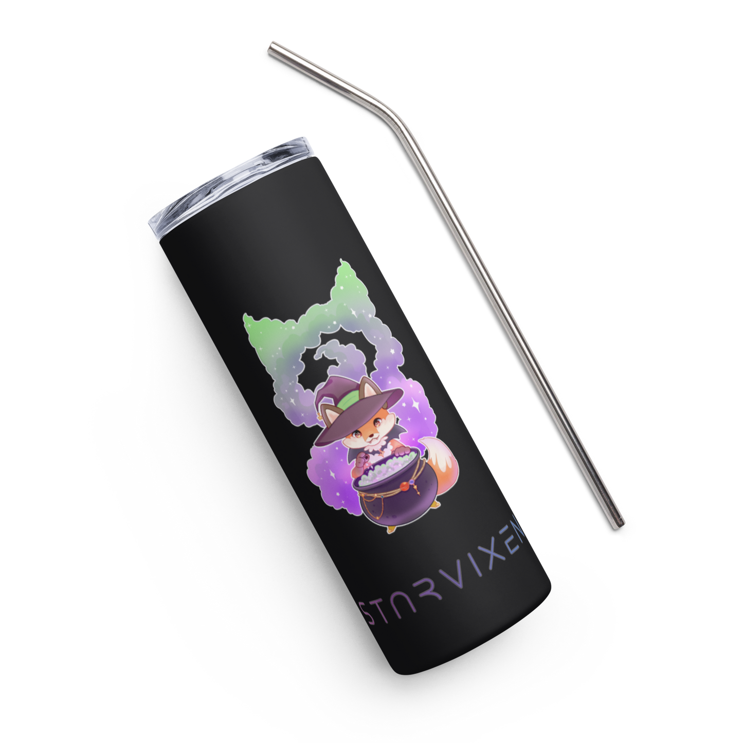 Witchy Fox Stainless steel tumbler