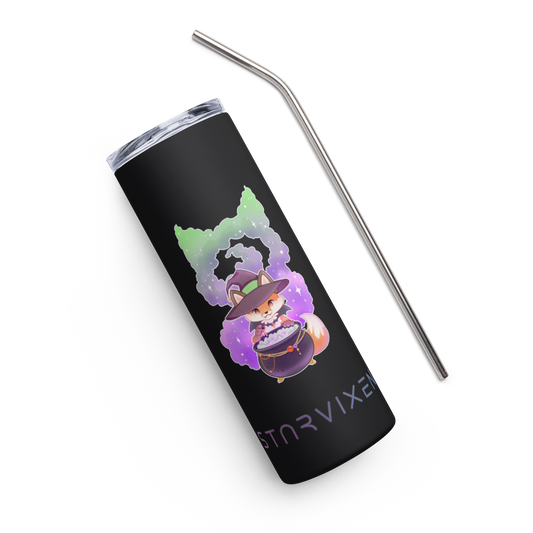 Witchy Fox Stainless steel tumbler