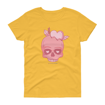 Pink Valentines Skull