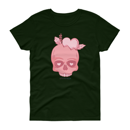 Pink Valentines Skull