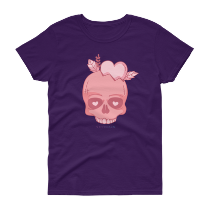 Pink Valentines Skull