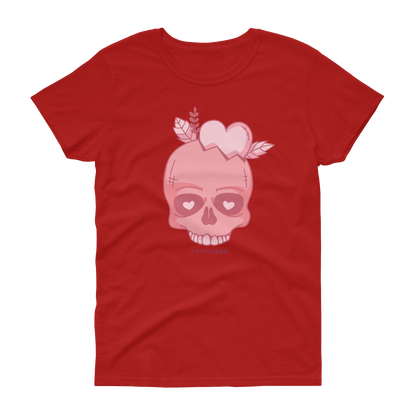 Pink Valentines Skull