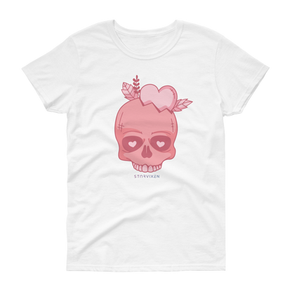 Pink Valentines Skull